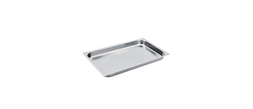 Teglia bordo liscio GN 1/1 cm53x32,5 h4