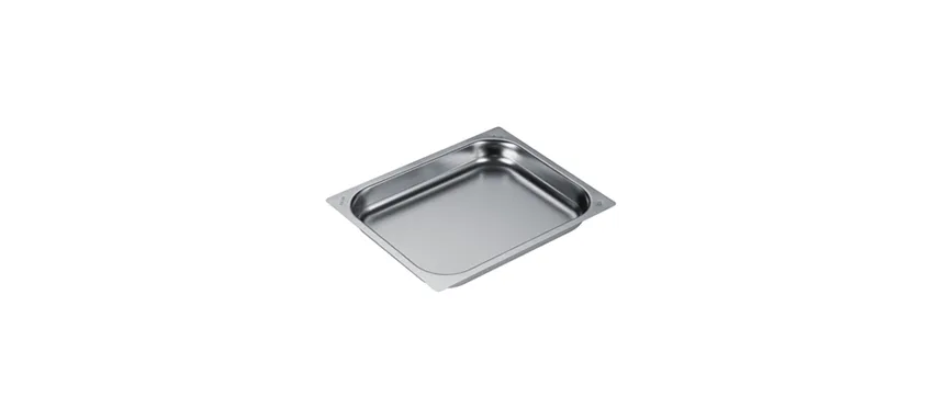 Teglia bordo liscio GN 1/2 cm32,5x26,5 h4