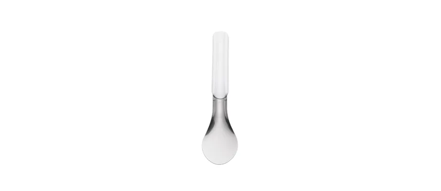 Spatola gelato m/plast.bianco