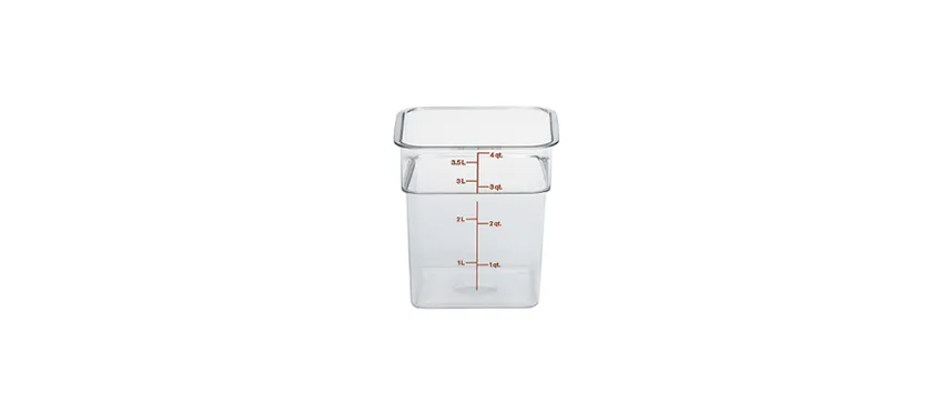 Cambro contenit.quadro lt.3,8