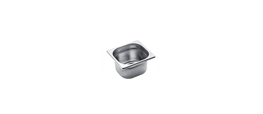 Vasca INOX GN 1/6 cm17,6x16 h10