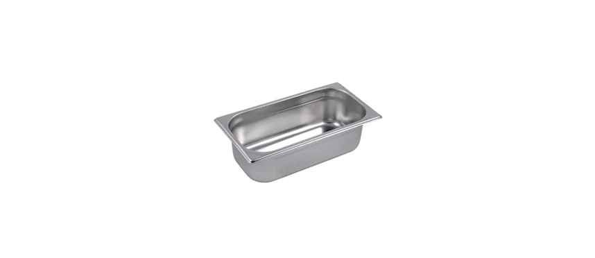 Vasca INOX 1/3 h.100 32,5x17,6