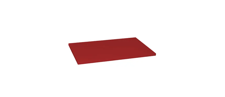 Tagliere polipropilene rosso 60x40x2